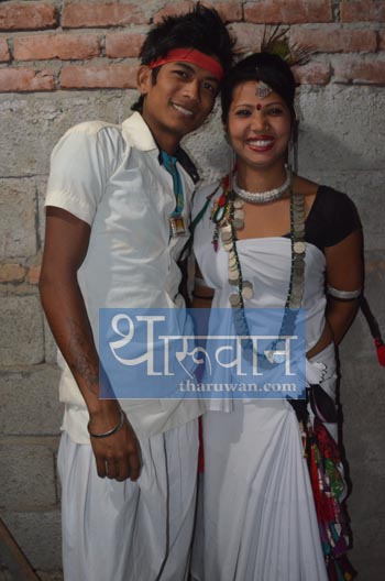 Tharu dancer at chitwan-1