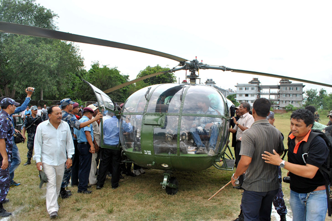 BKM_Parsa, shabhasad helecopterbat upcharka lagi kathmandu lyaudai-2