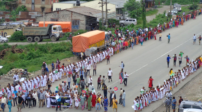 Chitwan Tharu Protest 02
